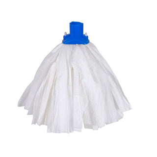 Robert scott - PSBU12 - - 120g Exel Big White Socket  Mop (10 Pack) Blue 102199