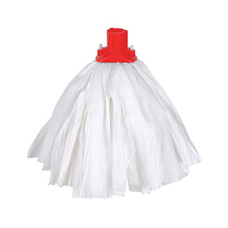 Robert scott - PSRD12 - - 120g Exel Big White Socket Mop (10 Pack) Red