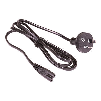 Pacvac - PWC015 - Power Cord - IEC C7 (figure 8) - 1.8m - 2C - Plug Type I