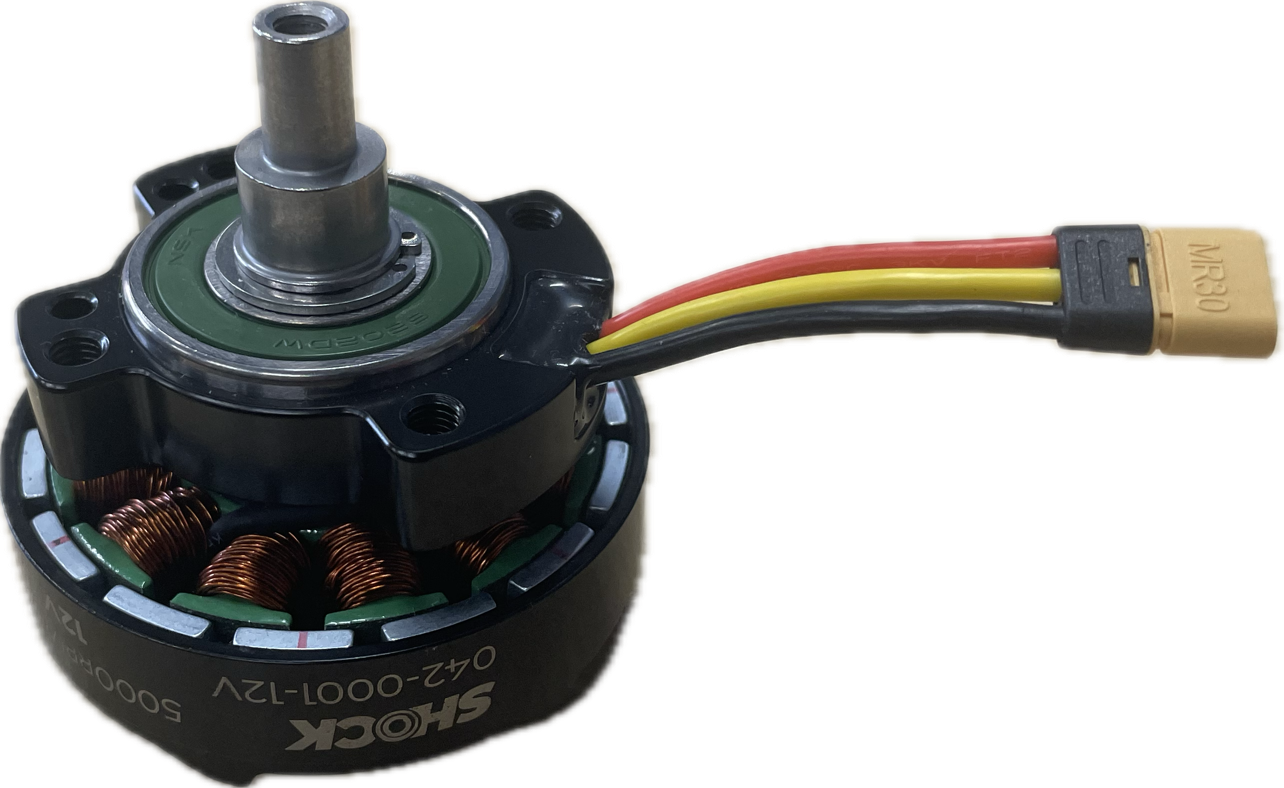Motorscrubber - 042-0001-12V - 12V Digital Head Motor- (shock)