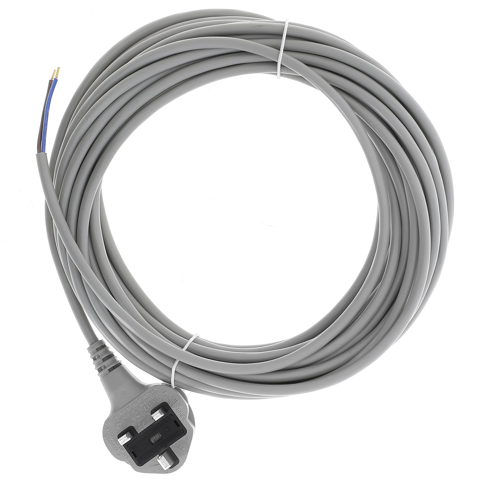 Qualtex - FLX89 - FLEX 10 METRE 0.75MM 2 CORE GREY FREE END SEBO