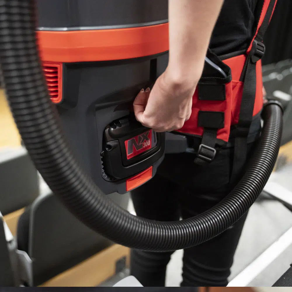 Numatic RSB150NXH HEPA Battery Powered Backpack Vacuum Cleaner