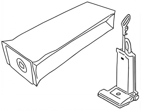 Nilfisk GU355 Paper Dust Bags - Pack of 10