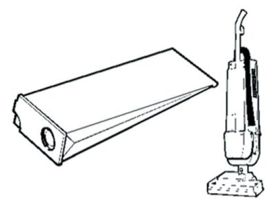 Sdb67 sebo bs36/46 paper bags (pk 5)
