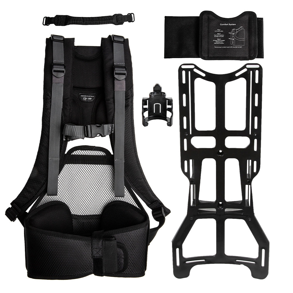 Pacvac SEK018 Superpro Ecoharness & Handle Kit with frame