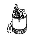 Numatic 225500 - SUBMERSIBLE PUMP 230V/50HZ (EBARA MKII) (WITH FLOAT SWITCH, ONE METRE CABLE, NRV, NO PLUG) REF 1711100100