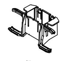 Numatic 911267 NUC Hose End Mount Moulding (Black)