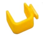 VERSACLEAN TRAY-FIX WET FLOOR SIGN HOOK, YELLOW