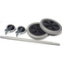 BIG WHEEL VERSAMOP KIT.2 X 250MM WHEELS AND AXLE. 2 X 100MM FRONT CASTORS