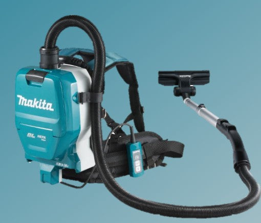 Makita - Twin 18V Brushless Backpack Vacuum Cleaner 2 Litre Body Only