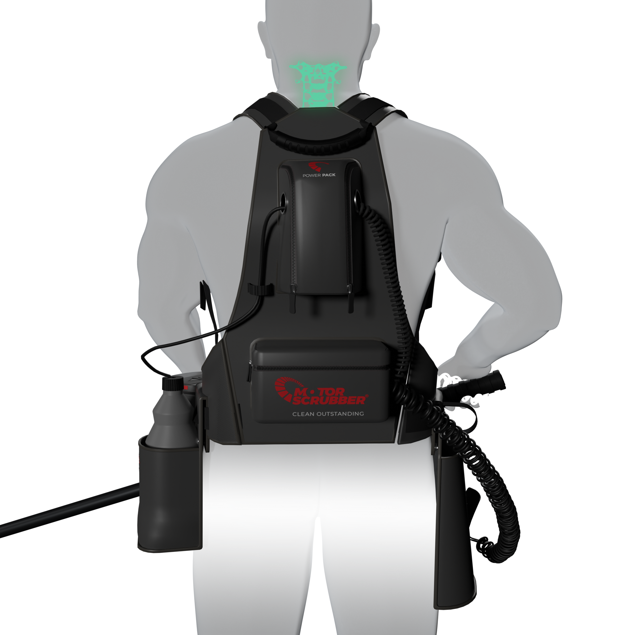 MotorScrubber Lithium Backpack with Composites