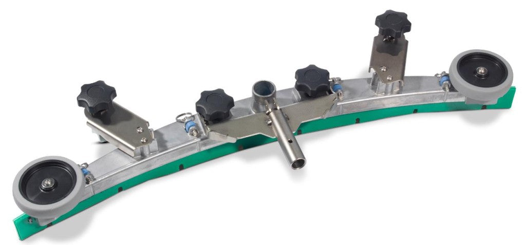 650 TWINTEC ALUMINIUM FLOOR TOOL.(38MM HOSE) SERILOR BLADES WITH ANGLED ADJUSTABLE CASTORS (SPARE ITEM)