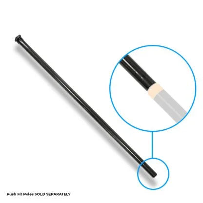 SkyVac Tapered Rigid High Reach Vacuum Pole