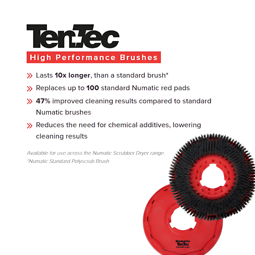 Numatic Ten-Tec Scrub Brush - All Sizes