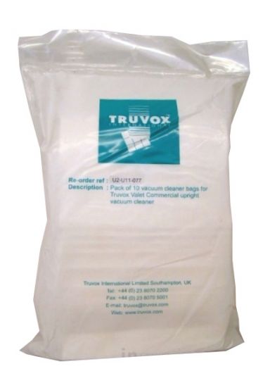 PACK OF 10 PAPER DUST BAGS FOR VCU VUV-QD VSMU