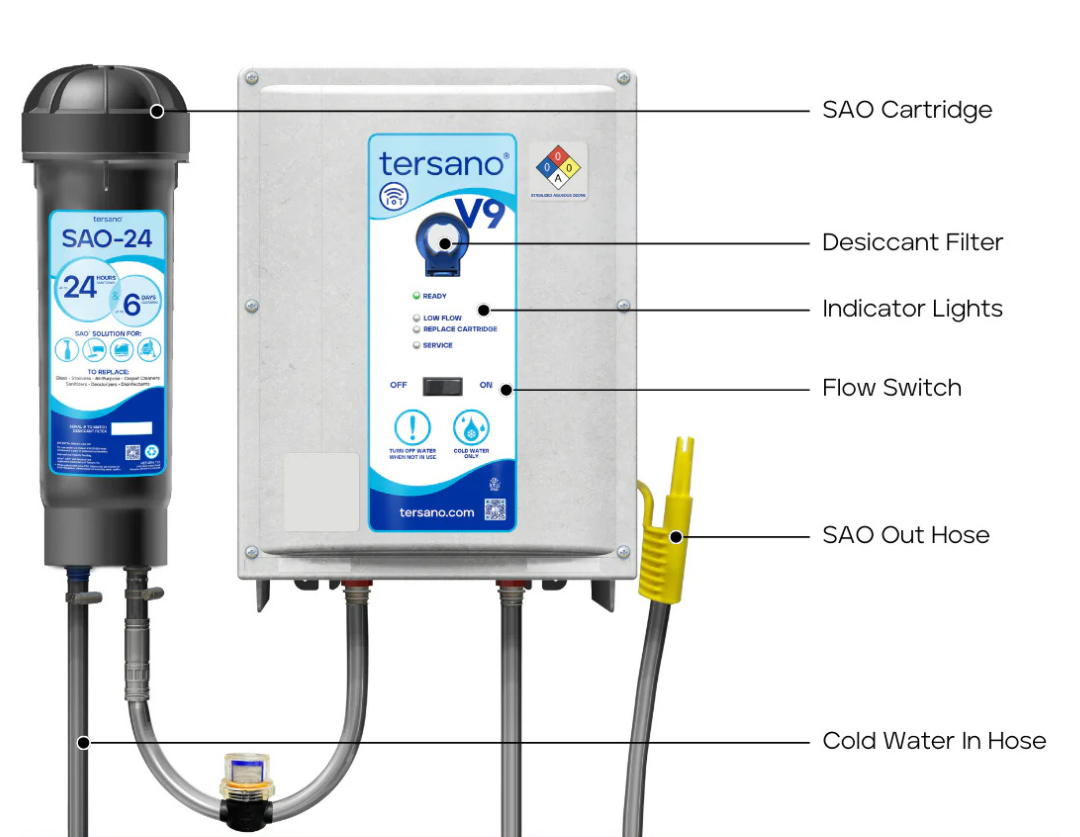 Tersano Lotus® PRO V9 SAO Dispenser