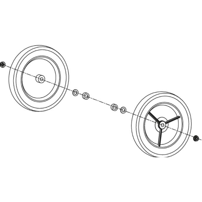 Viper - VA80896 - NON-MARKING10 WHEEL ASSEMBLY