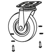 Viper - VA80898 - 3.5 WHEEL ASSEMBLY