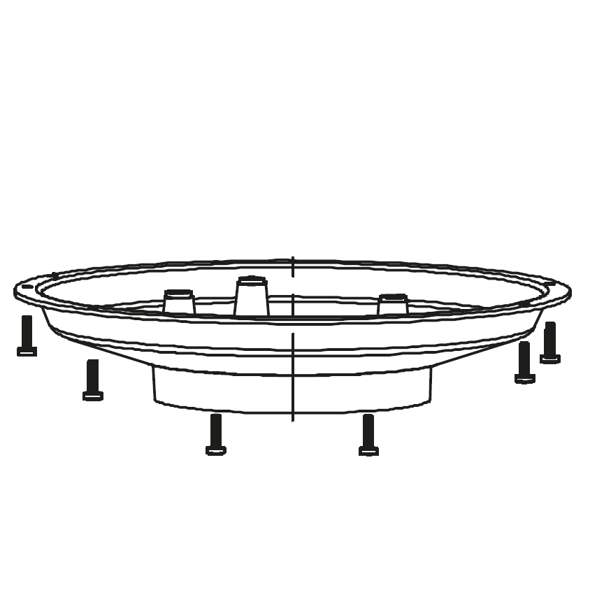 Nilfisk - VA86610 - FLOW DIVIDER DISH KIT