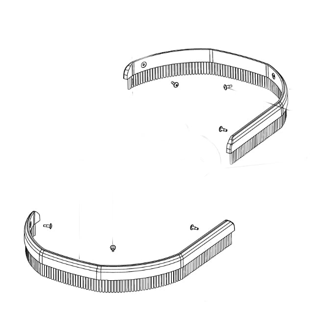 Viper - VS14328 - SKIRT BRISTLE DECK -26 KIT