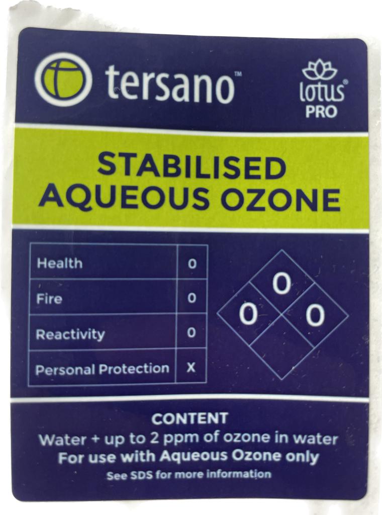 Tersano Bottle Label