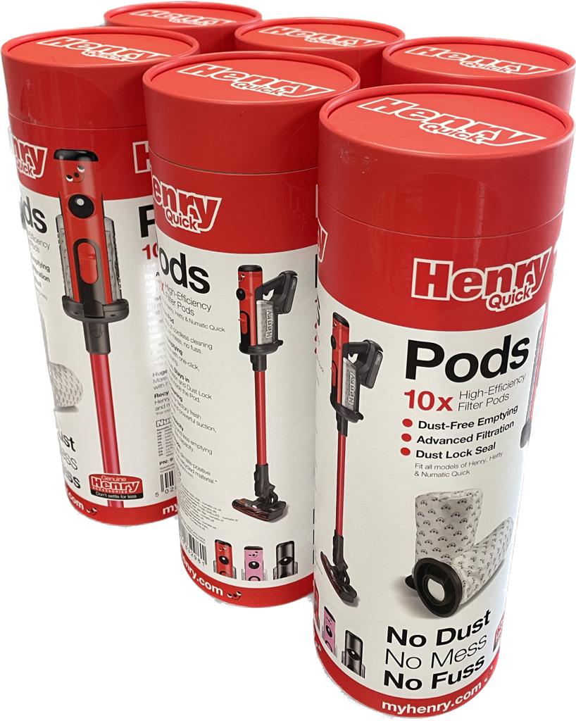Numatic 916587 Quick Mastercarton Stick Vac Pods (6 x 10)