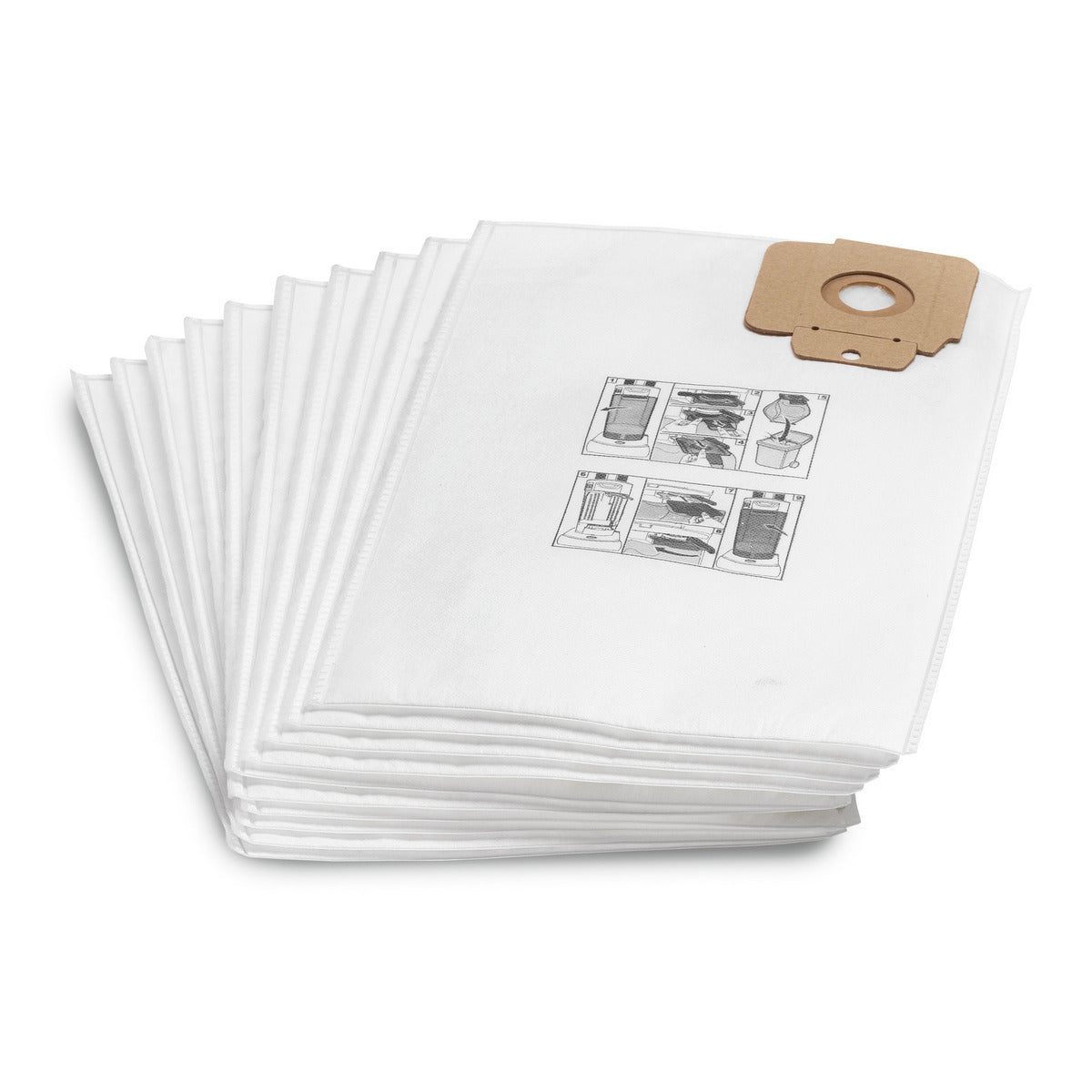 Karcher - 69043050 - Filter bag fleece 10 pcs CV30, CV38, CV48