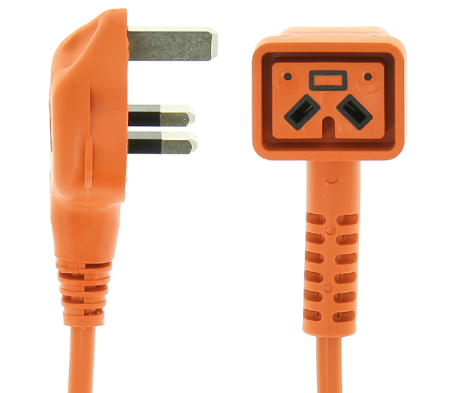 FLX76O CABLE ASSY ORANGE - 12 METRE 1.0MM 2 CORE NUPLUG