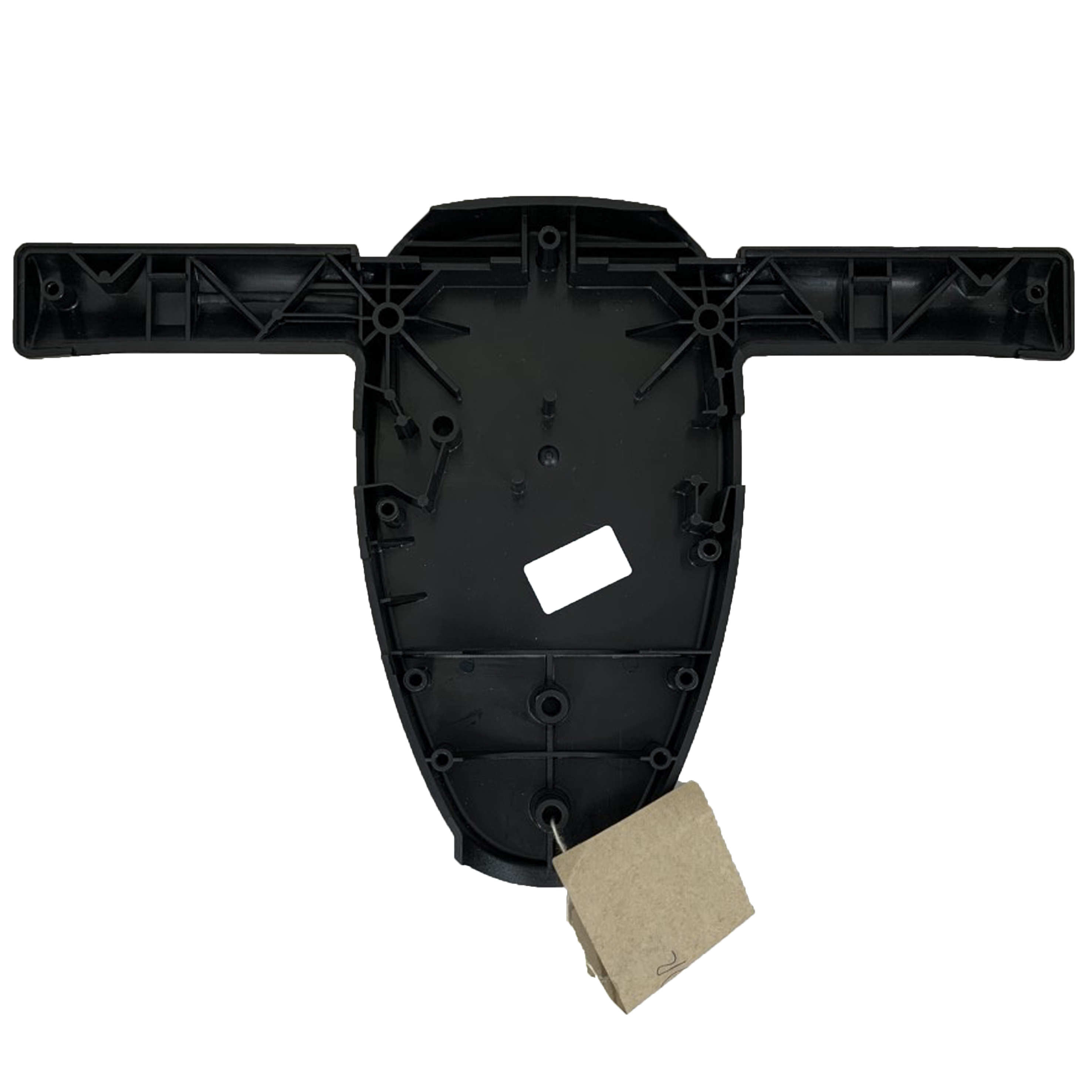 HANDLE CASE FRONT JET BLACK RAL9005