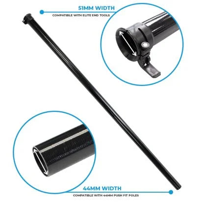 SkyVac Tapered Rigid High Reach Vacuum Pole