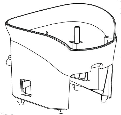 Pacvac - HOU010 - Housing - Motor housing Assembly - Velo Cord
