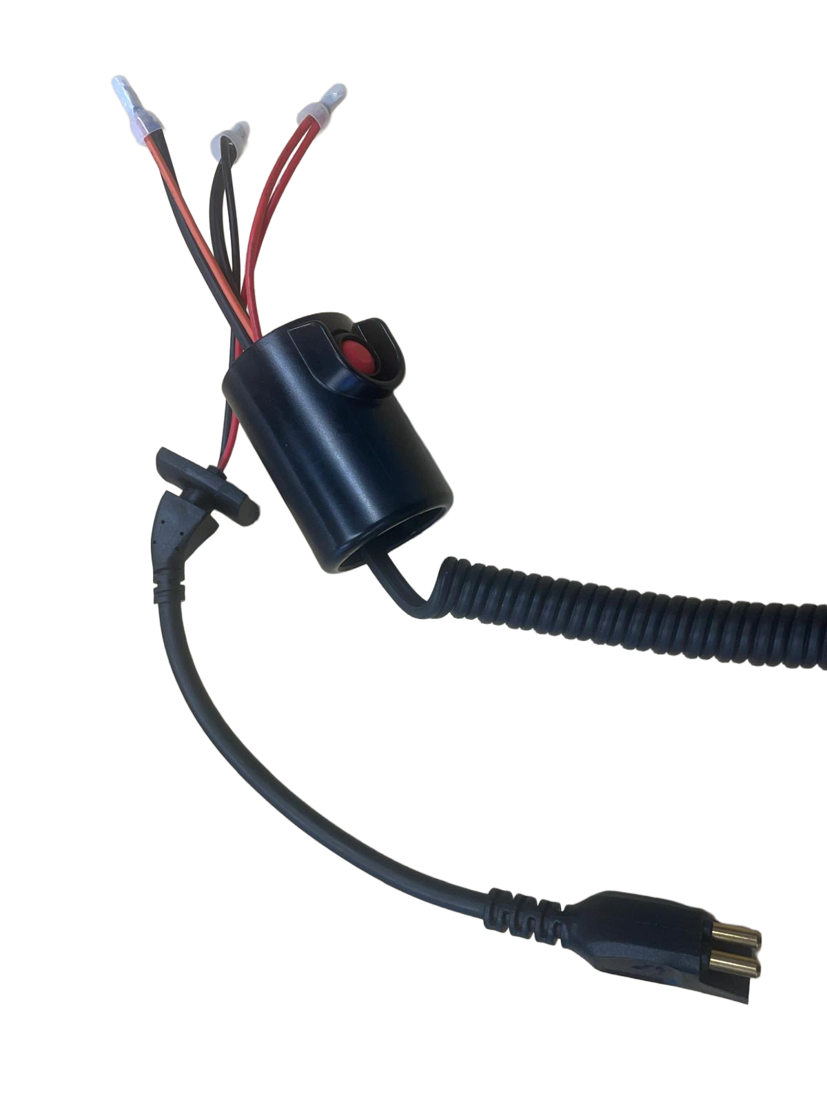 MotorScrubber On / Off switch wiring loom for 75cm Handle fits M3 Model - newer 3pin sae plug