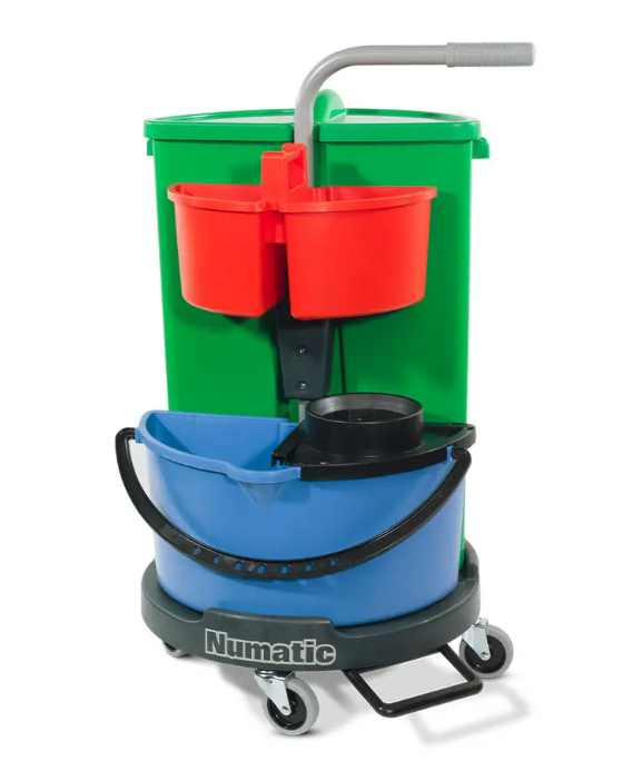 Numatic - 912237 - NC1R - Carousel Cleaning Trolley - 14L Bucket, 70L Bin