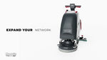 Numatic TTB3045NX-R 17" Battery Powered ReFlo Scrubber Dryer
