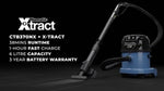 Numatic CTB370NX Battery Carpet & Hard Floor Cleaner + X-tract Wand