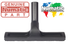 Numatic 900918 - Proflo MFB300 300mm Brush Tool - side wheels