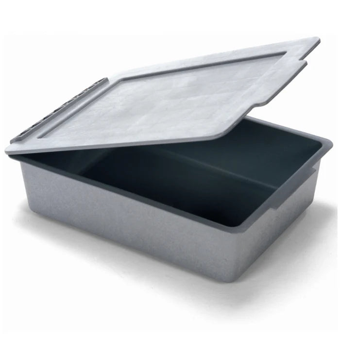DEEP 120MM FULL TRAY NO DIVISIONS WITH LID (SCA-317GR)
