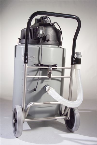a back view showing the chassis and tube