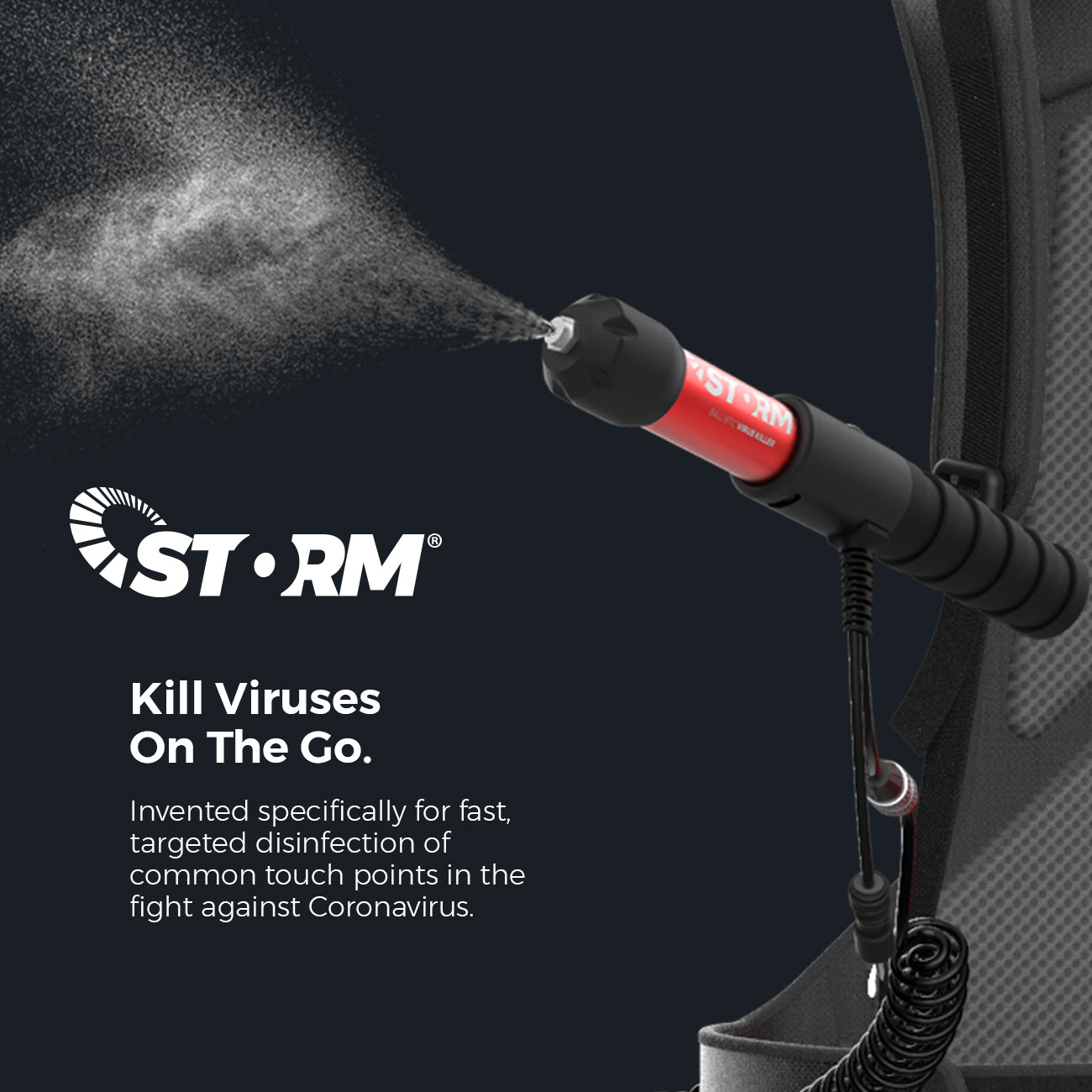 MotorScrubber STORM Battery Sanitising Sprayer