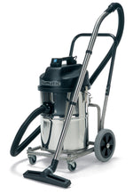 a front view of the vacuum showing the chassis and the tool
