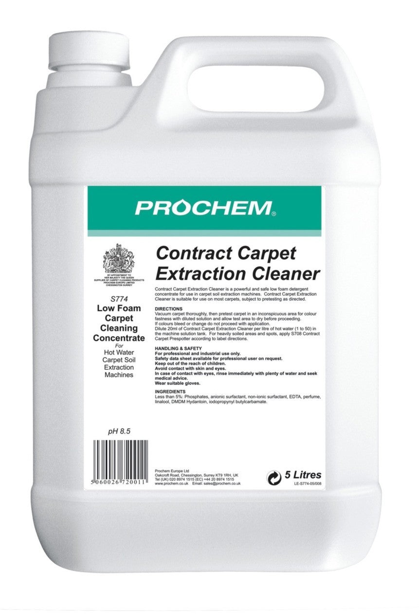 prochem S774-05 Contract carpet extraction cleaner