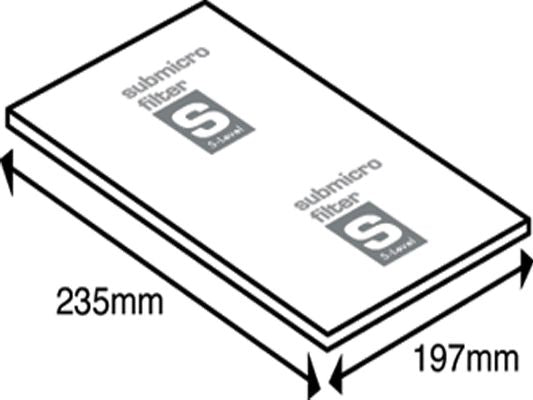 Fil31 universal micro vac filter cut to size