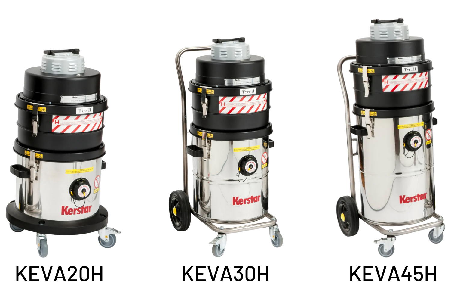 Kerstar KEVA20H-45H Electric Hazardous Dust Vacuum Cleaners (ATEX Certified)