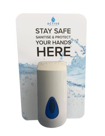 Back Board for sanitiser dispensers