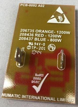 Numatic 208436 2 Speed Control PCB 240v